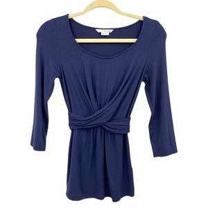 Boden Emma Crossover Jersey Knit Top Sz 2